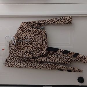 Leopard print Sommer Ray Workout set